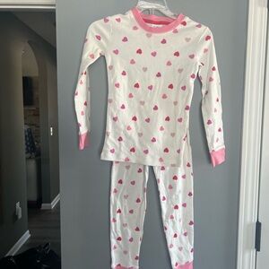 Mini Boden pink Heart Kids Pajamas